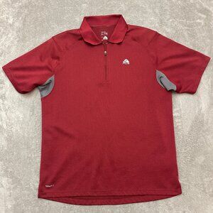 トップス 00s NIKE ACG double pocket polo shirts s Vtg NIKE ACG Pullover Blue Polo Shirt With Back Pocket, Sz